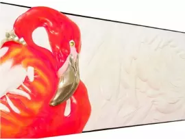 Панно "Фламинго" из полистоуна