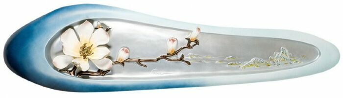 Панно "Цветок сакуры" из полистоуна