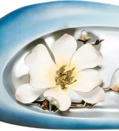 Панно "Цветок сакуры" из полистоуна