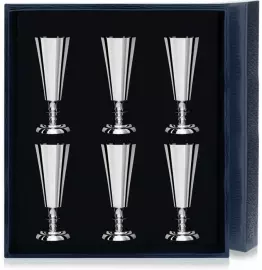 Набор серебряных рюмок для ликера №2 на 6 персон