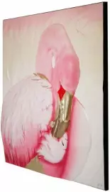 Панно декоративное "Чилийский фламинго" из полистоуна
