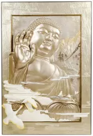 Панно декоративное "Будда" из полистоуна