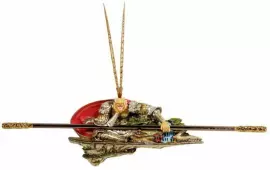 Панно декоративное из полистоуна "Сунь Укун - царь обезьян"