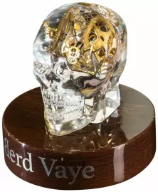 Sculpture "Lost in Time" small skull