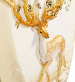 Панно декоративное "Сказочный олень" из полистоуна