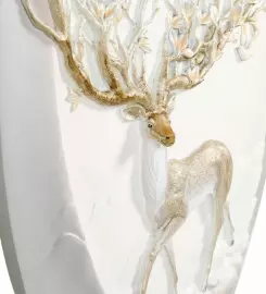 Панно декоративное из полистоуна "Сказочный олень"