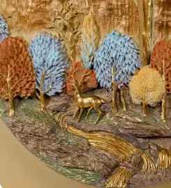 Панно декоративное "Горный пейзаж" из полистоуна