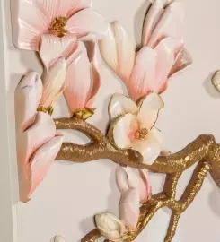 Полиптих "Сакура в цвету", полистоун