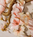 Полиптих "Сакура в цвету", полистоун