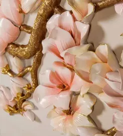 Полиптих "Сакура в цвету", полистоун