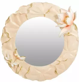 Зеркало "Сердце лотоса" из полистоуна