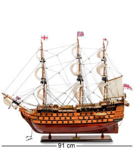 Модель британского линейного корабля "HMS Victory" 1668 г.