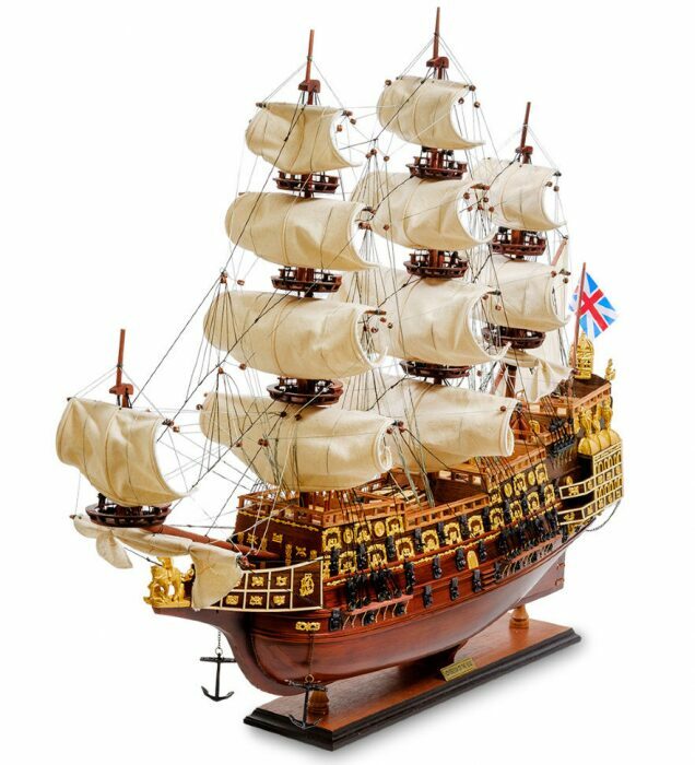 Модель британского линейного корабля 1637г. "Sovereign of the seas"
