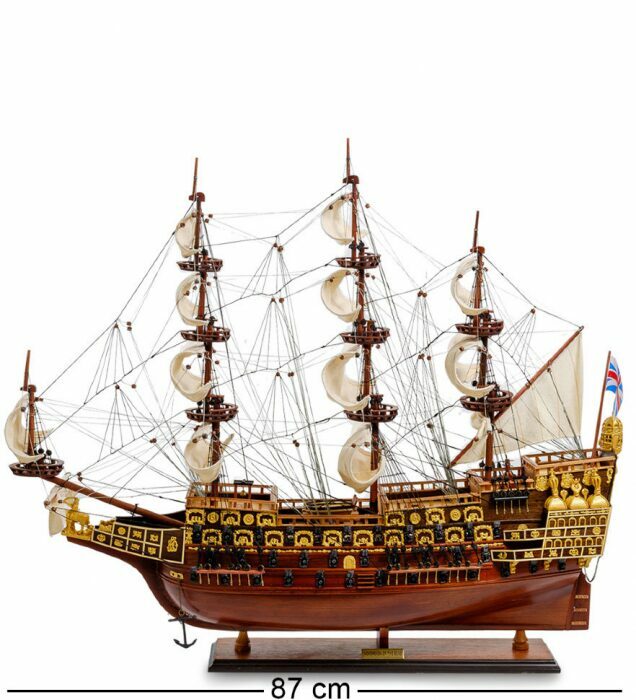 Модель британского линейного корабля 1637г. "Sovereign of the seas"
