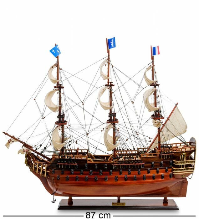Модель французского линейного корабля 1668г. "Le Royal Louis"