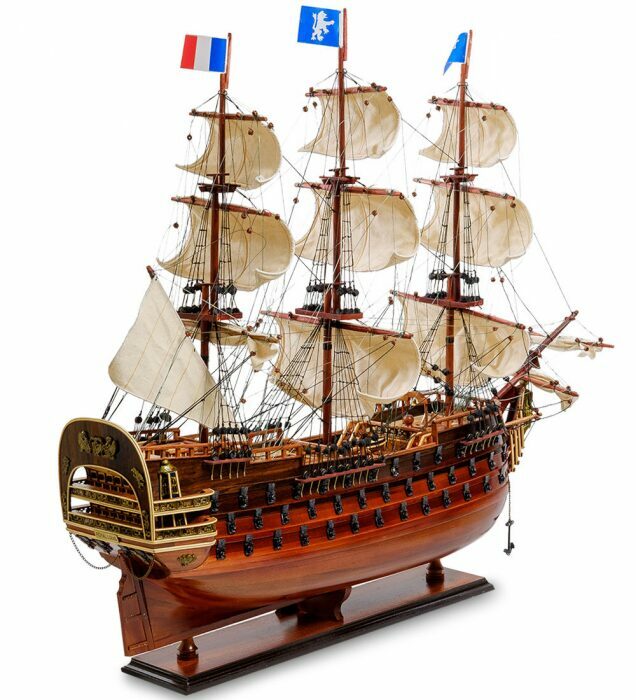 Модель французского линейного корабля 1668г. "Le Royal Louis"