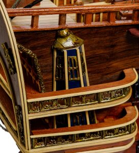 Модель французского линейного корабля 1668г. "Le Royal Louis"