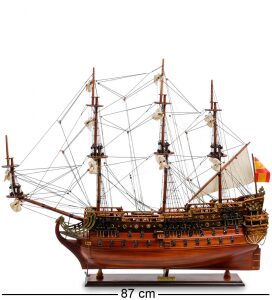 Модель испанского линейного корабля 1690г. "San Felipe"