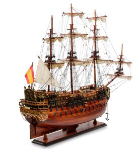 Модель испанского линейного корабля 1690г. "San Felipe"