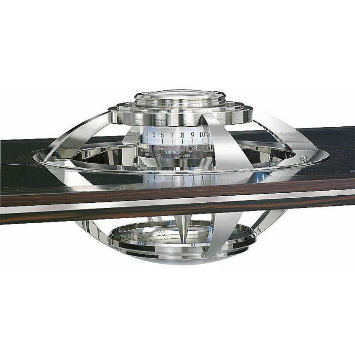 Морские часы "Atlantis Table Tempus Mobile" в столе из макассара