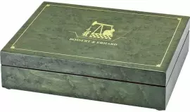 Fountain pen "Oil" silver with diamonds