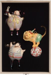 Набор из 3 ёлочных игрушек "Circus Collection"