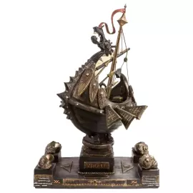 Масштабная модель корабля из мореного дуба "Венари"