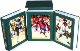 Подарочные книги "Футбол. Энциклопедия" в 3 томах, в футляре