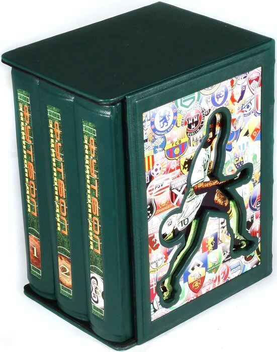 Подарочные книги "Футбол. Энциклопедия" в 3 томах, в футляре