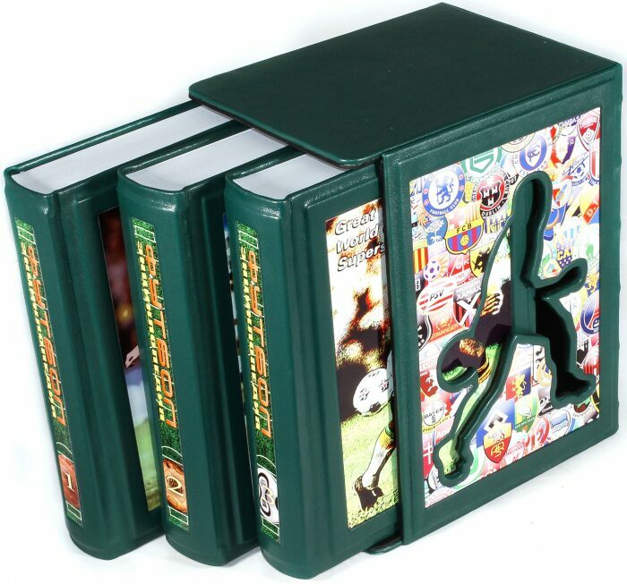 Подарочные книги "Футбол. Энциклопедия" (3 тома, в футляре)