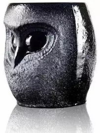 Стакан из чёрного хрусталя "Неясыть" малый