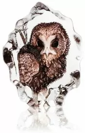 Скульптура "Сова" (миниатюра), коричневая