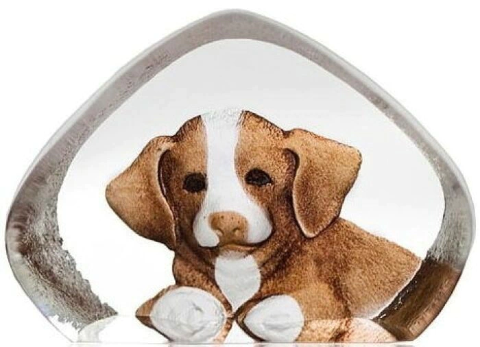 Sculpture "Dog" (miniature), brown