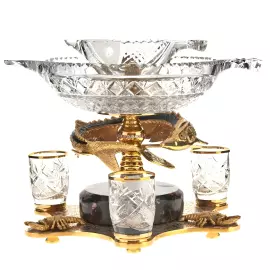 Икорница "Русская" со стопками, Златоуст