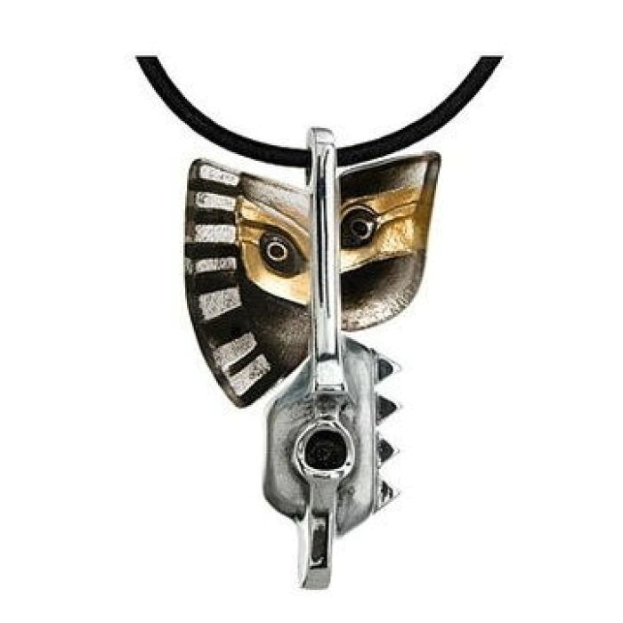 Rurik pendant, grey/gold