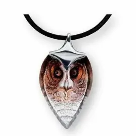 Подвеска "Неясыть", коричневая Подвеска "Неясыть", коричневая