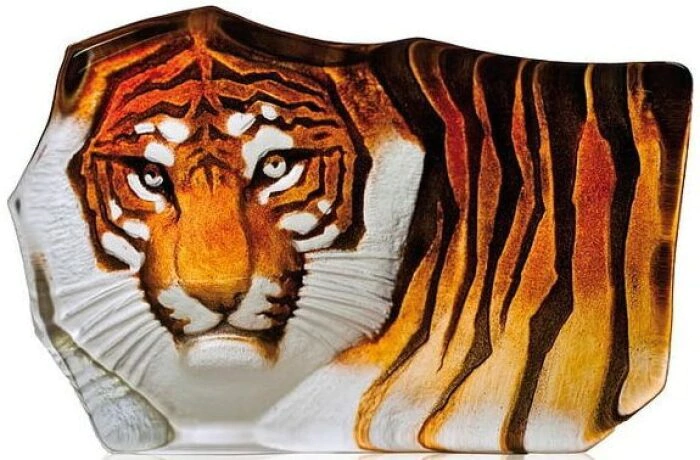 Sculpture "Tiger" (large), orange