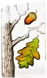 Скульптура "Дуб" малая, зелёная/коричневая