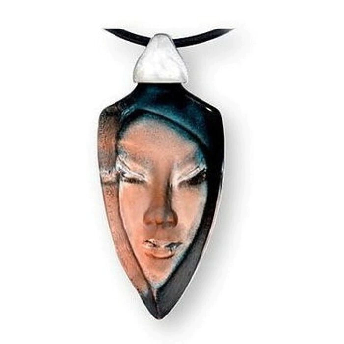 Batseba pendant, blue/grey