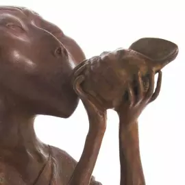 Авторская миниатюра из бронзы "Ритуал"