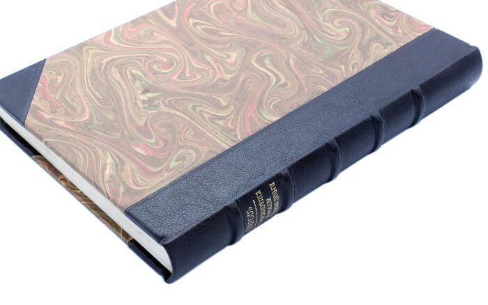 Подарочная книга в кожаном переплёте "Как расходуются в России народные деньги Озеров"