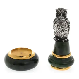 Печать "Совёнок" нефрит