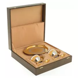 Чайный набор "Цветок" на 2 персоны, Златоуст