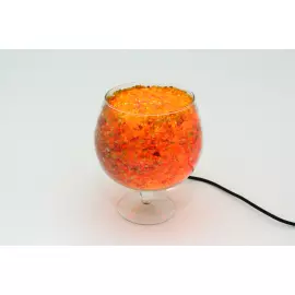 Amber Glass lamp