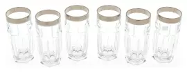 A set of whiskey glasses "Line"