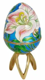 Яйцо-шкатулка "Лилия"