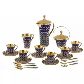 Кофейный сервиз "Ситец" на 6 персон