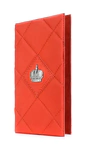 Leather business card holder "Crown"