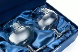 A set of glasses for cognac "Petersburg"