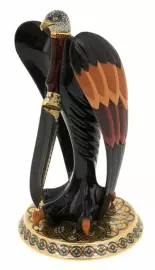 Нож на подставке "Сокол" Златоуст